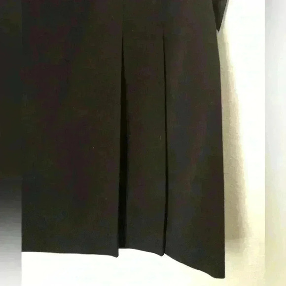 Vtg Style&Co black pleated career skirt Women size 10 - Picture 2 of 9
